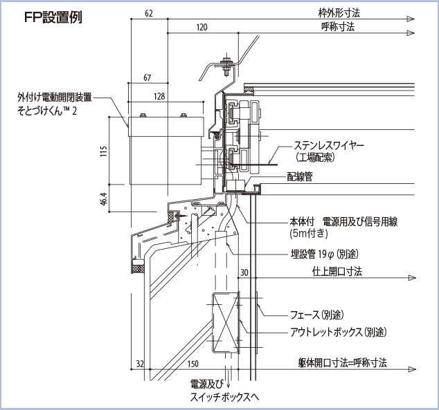 電動開閉装置参考図