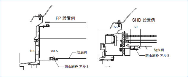 防虫網参考図イメージ