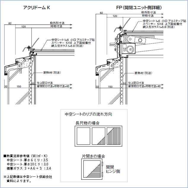 中空シート仕様参考図イメージ